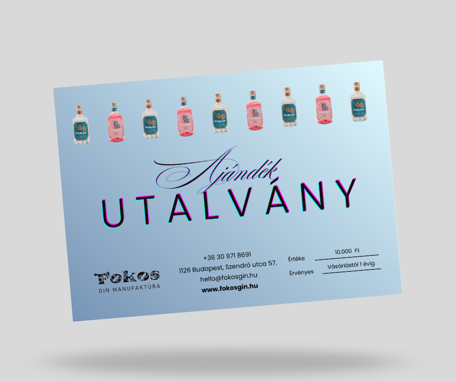 Fokos Ajándékutalvány 10.000 Ft értékben