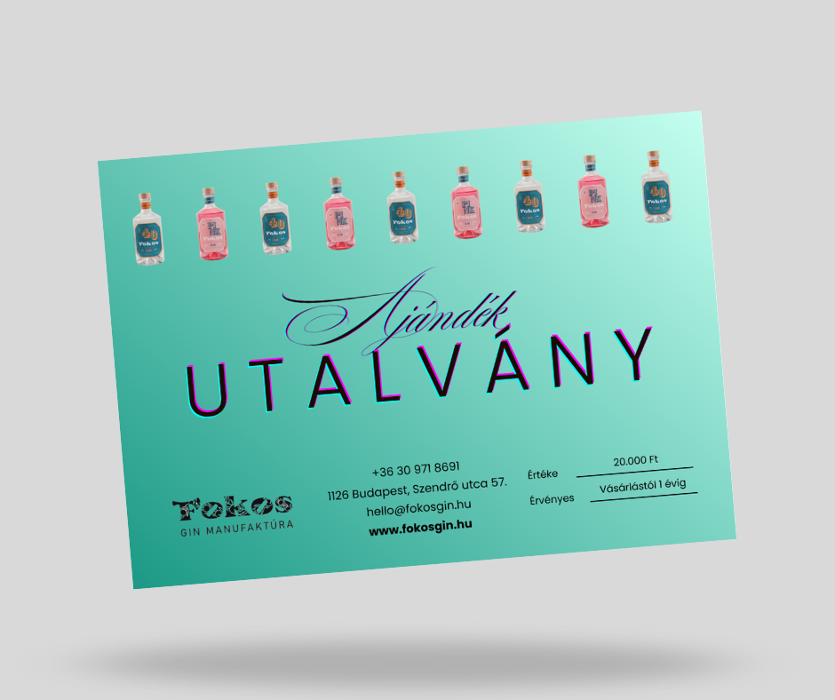 Fokos Ajándékutalvány 20.000 Ft értékben
